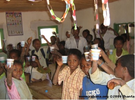 classroom in Fiadanana Madagascar