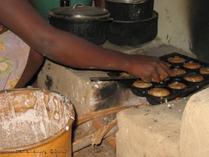 Mofo gasy ready to eat in Madagascar