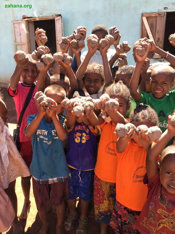 Seed balls in rural madagascar