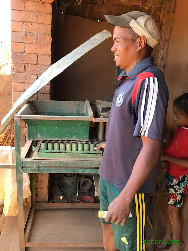the old charcoal machine