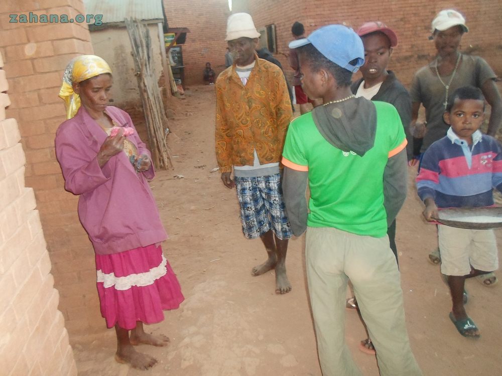 waiting for the high school entranceexam to start in Madagascar