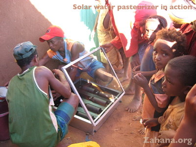 solar water pastuerizer