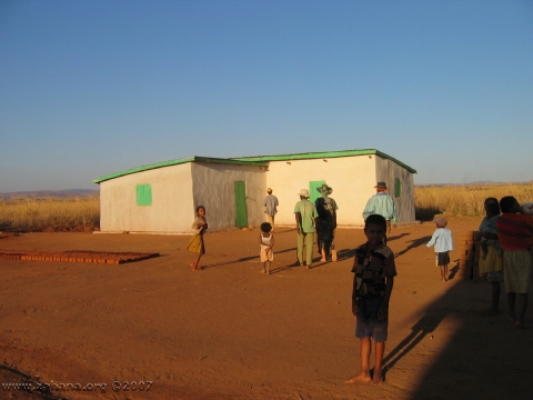 Grain storage building in Fiadanana Madagascar